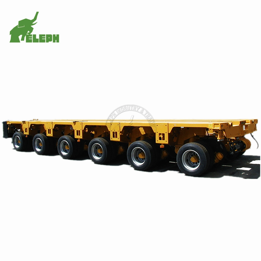 Heavy Duty Equipment Spmt Hydraulic Modular Semi Gooseneck Power Station Truck Trailer