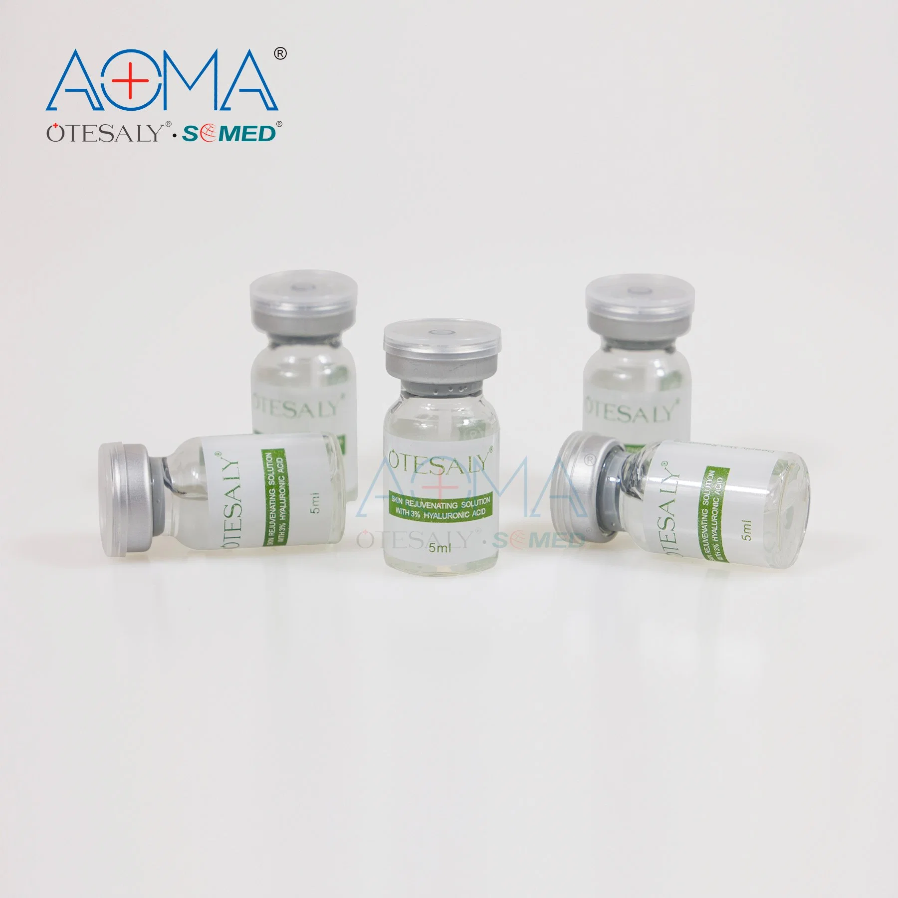 High quality/High cost performance Otesaly Aoma 5ml 10 Vials Skin Rejuvenation with 3% Ha for 20 Ages Dry Skin Mesotherapy Solution Injection