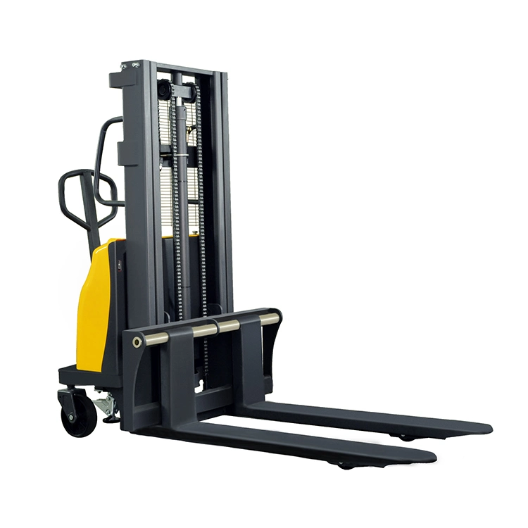 Lifting Height 3500mm Battery Operated Semi Electric Pallet Forklift Truck for Warehouse Equipment