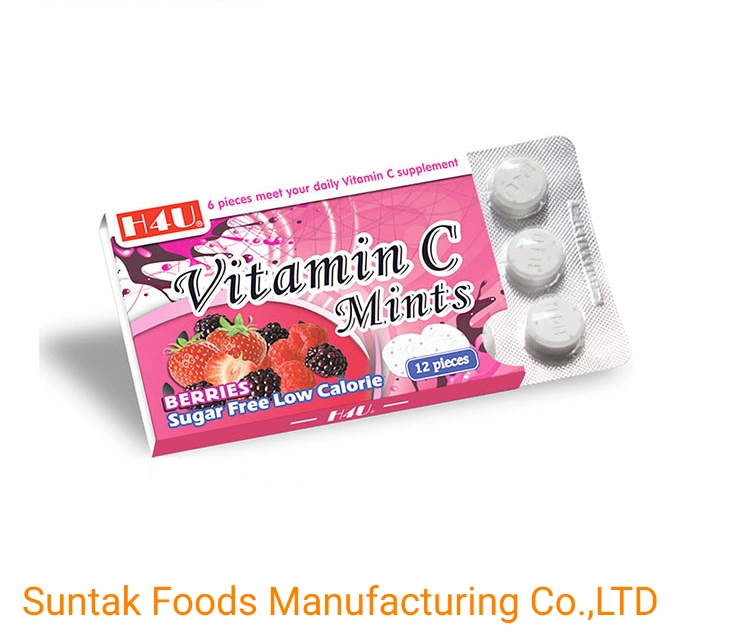 Vitamin C Sugar Free Low Calorie Daily Supplement Berries Grapes Flavor