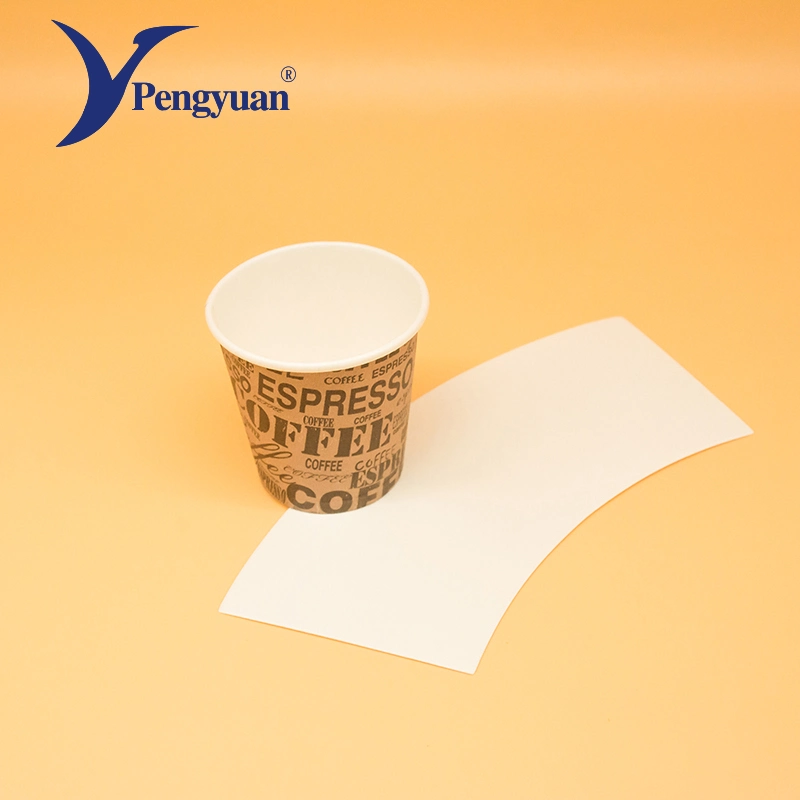 Factory Logo Printing Paper Cup Fan Cup Raw Material