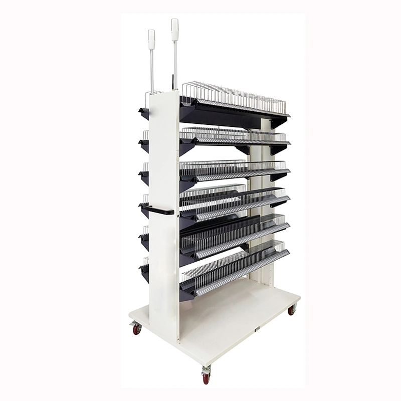 Smart LED Light Mobile SMT Electronic Material Storage Rack Shelve