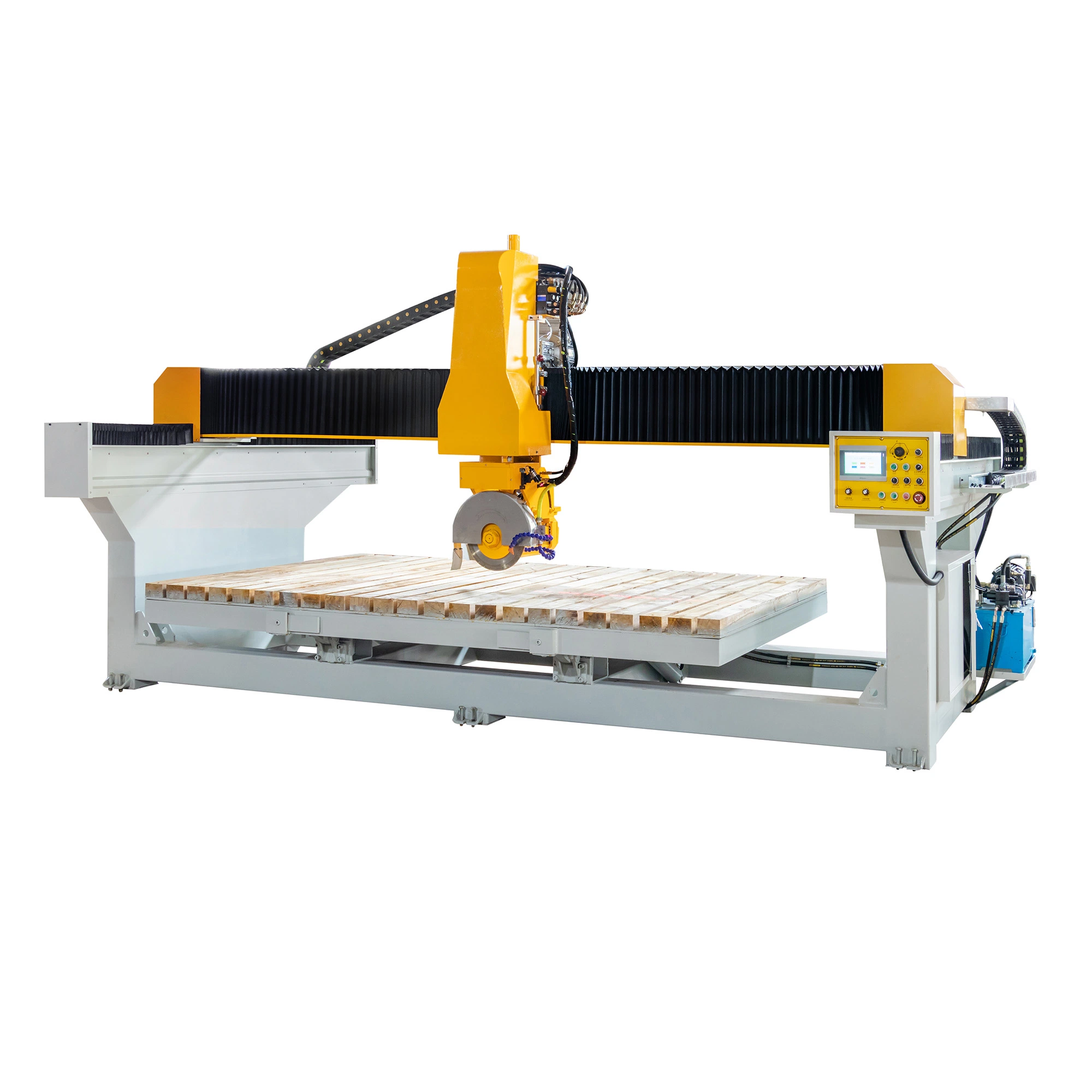 3 Axis Infrared Bridge Saw Tile Granite Quartz Laser Stone Cutting Machine