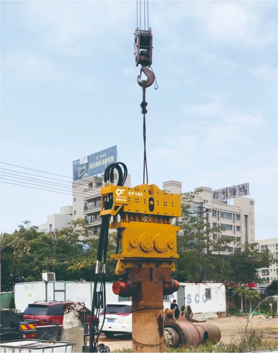 Hydraulic Vibratory Hammer with Dissel Power Station