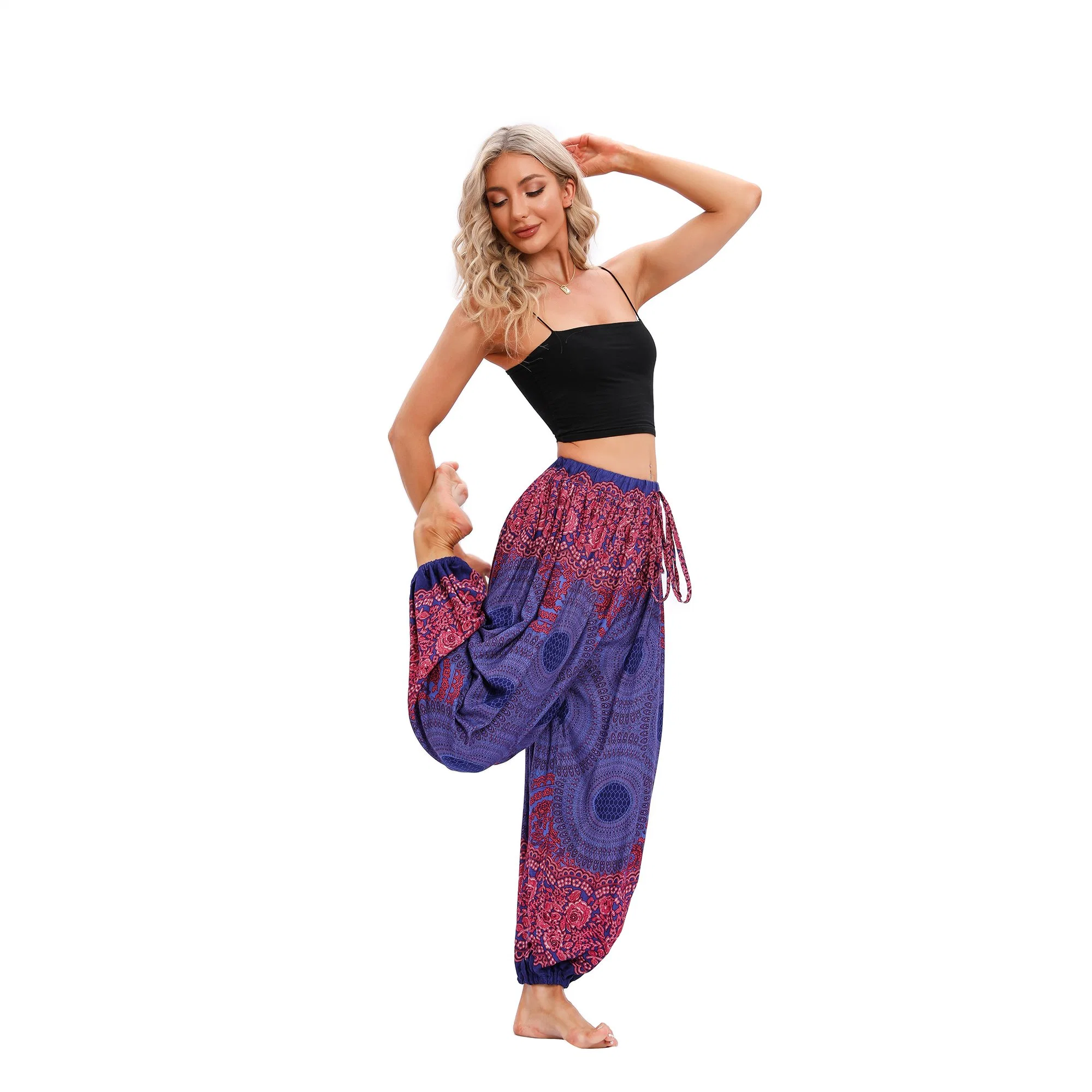 Ladies Indonesian Fashion Clothing Loose High Waist Comfortable Yoga Pants