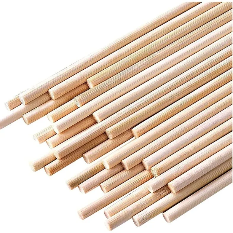 Wood Dowel Square, Wood Sticks Round, and Beech Wood Dowel for Crafting