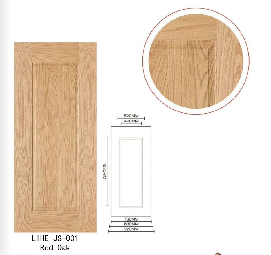 Wooden Grain Surface Skin Door Panel for Entrance Decoration