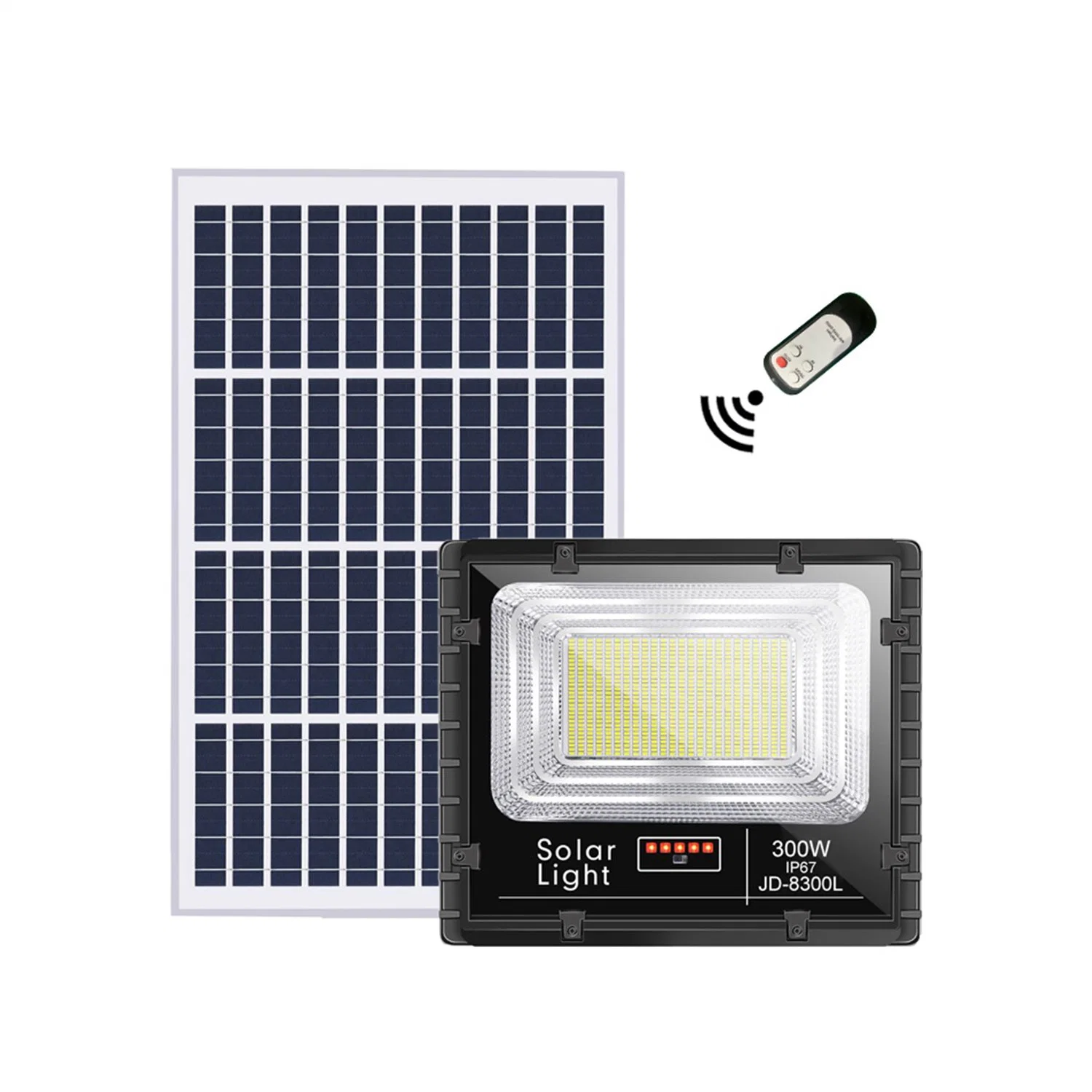 New Design Solar Flood Light 60W 100W 200W 300W with IP67 Waterproof Stage Light Solar Power Station