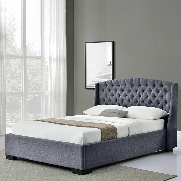 Willsoon Мебель 1177 Sleigh Двухместный / King / Queen Bed Frame Американский стиль спальня Мебель