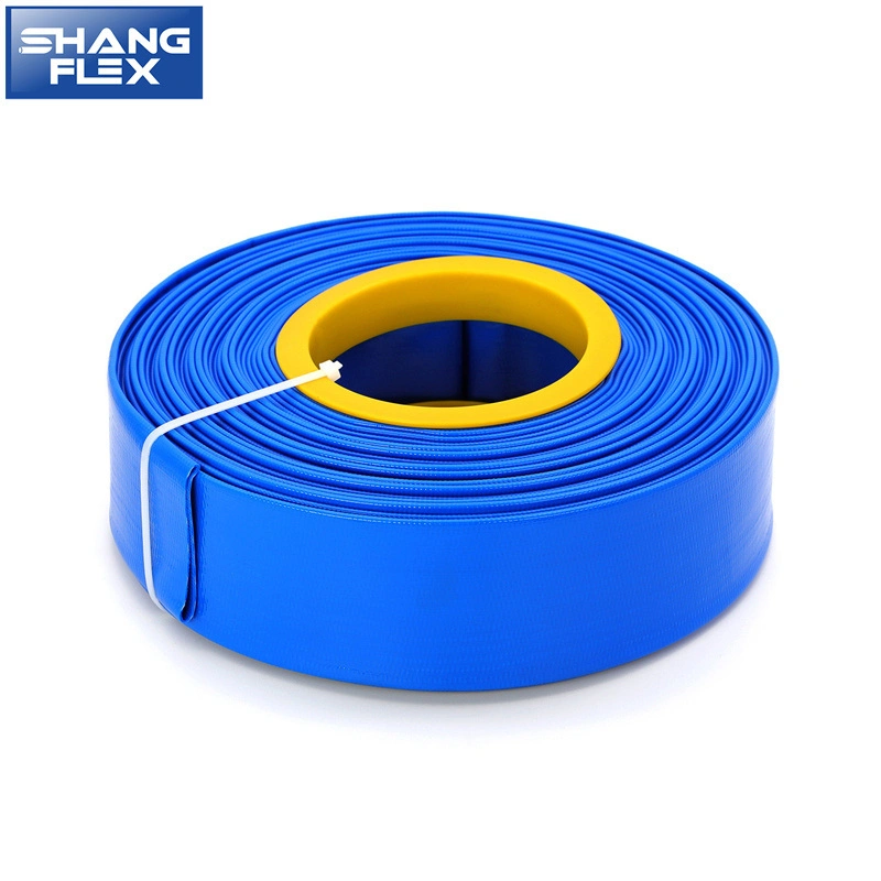 Manguera High Pressure PVC Layflat Discharge Pipe Hose for Irrigation Dewatering