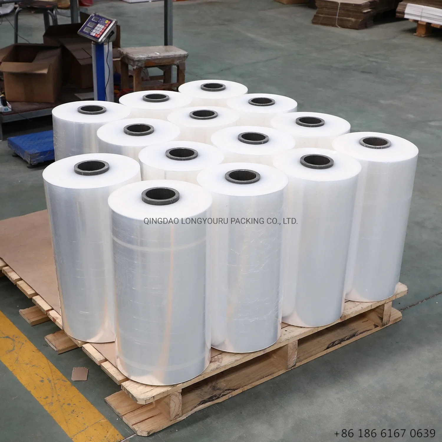 LLDPE Material Machine/Automatic Stretch Film for Pallets Packaging