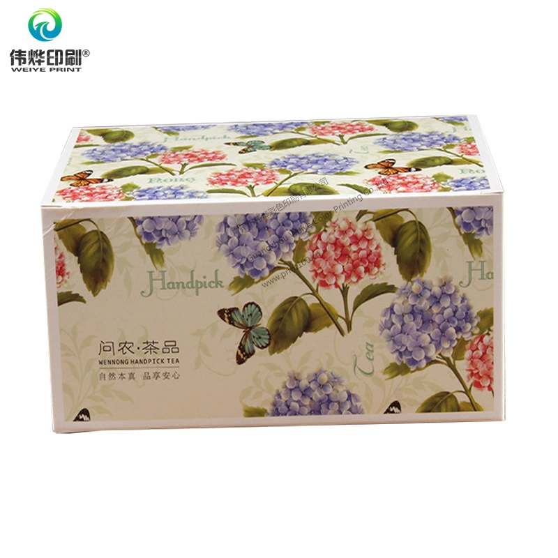 Custom Colorful Design Paper Printing Tea Packaging Box