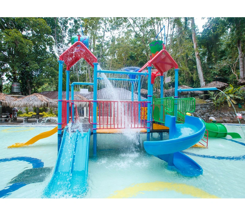 Wasserpark Spielplatzausstattung Fiberglas Aqua Tower mit Wasserspritzer Pad