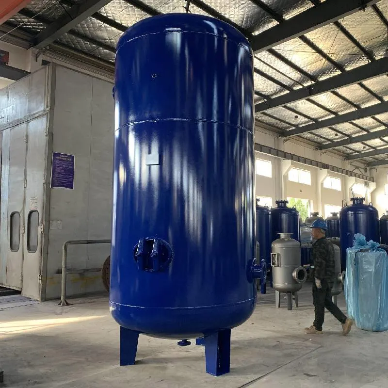 Vertical Air Receiver Pressure Tank for HVAC Water Treatment