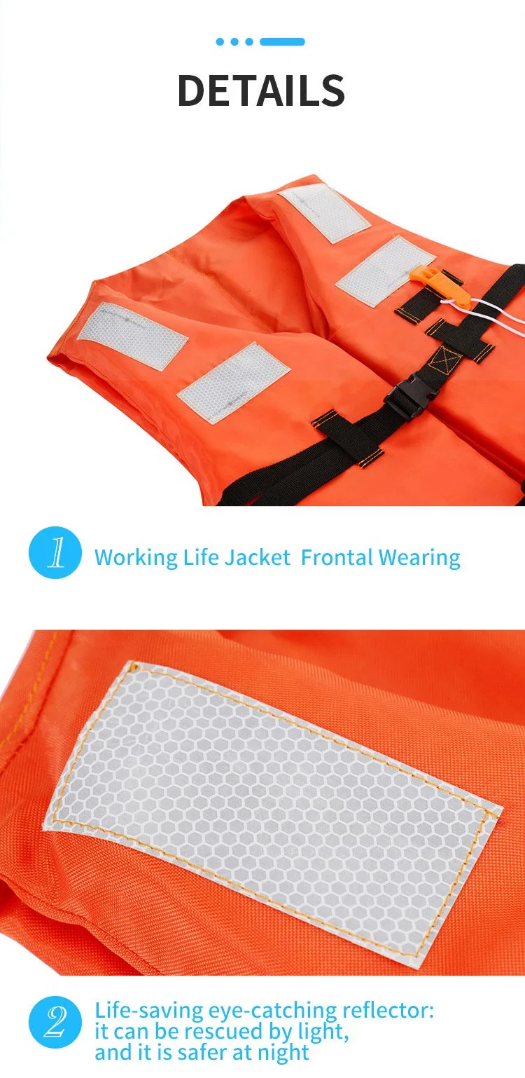 Fashionable Appearance Solas Waterproof Marine Life Jacket for Sale