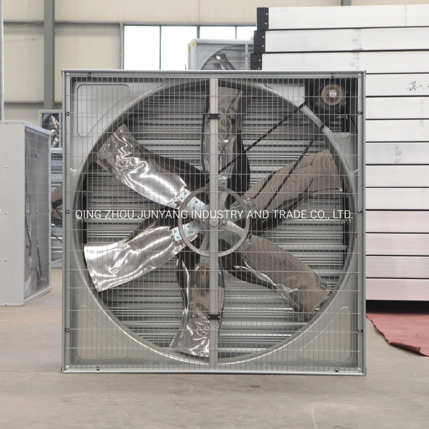 Negative Pressure Galvanized Push-Pull Exhaust Ventilation Fan for Poultry Farm Greenhouse with CE Certificate