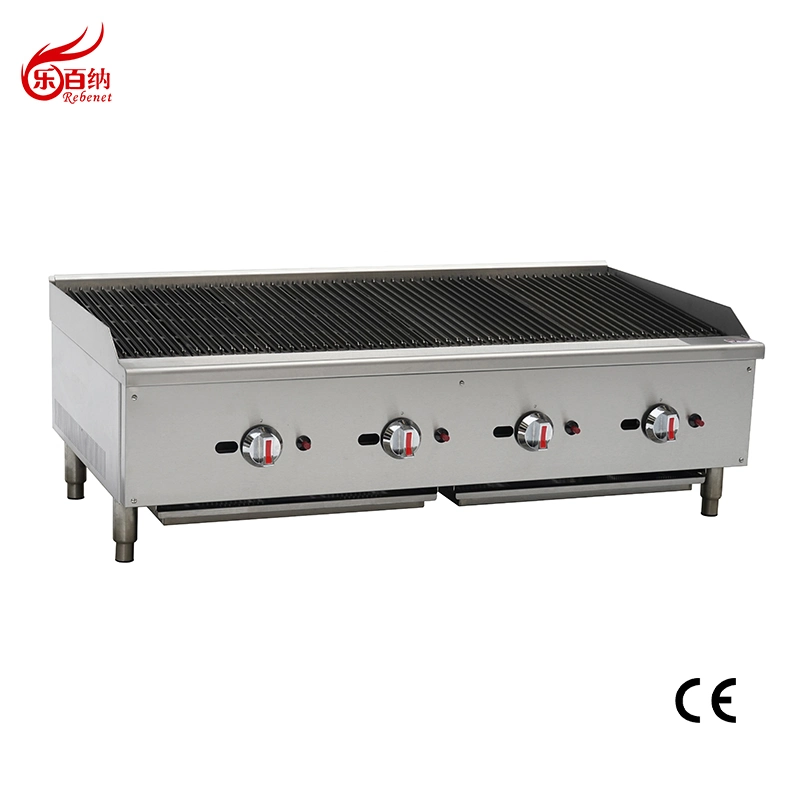 Küchenausstattung kommerzielle 24" Gas BBQ Lava Rock Char Radiant Grillrost aus Edelstahl (GCB-24)