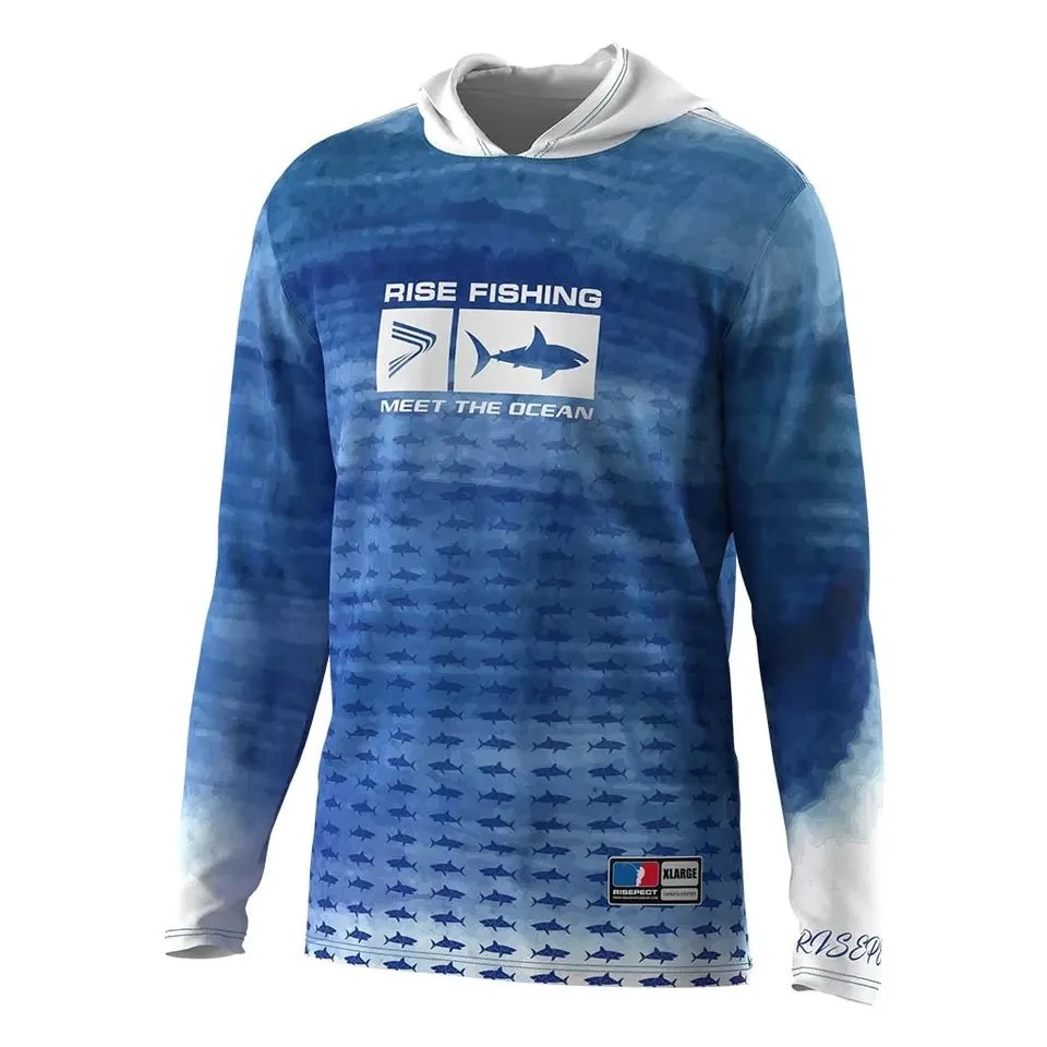 Худи оптом ODM Summer Hoodies Hi end Apparel Sea Clothing Hooded Рыбацкие рубашки