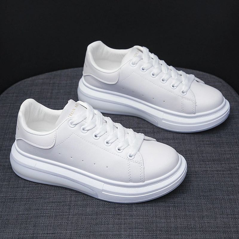 Custom Fashion White Shoes Comfortable Breathable Casual Shoes Women Sneaker Shoes Sports Shoes