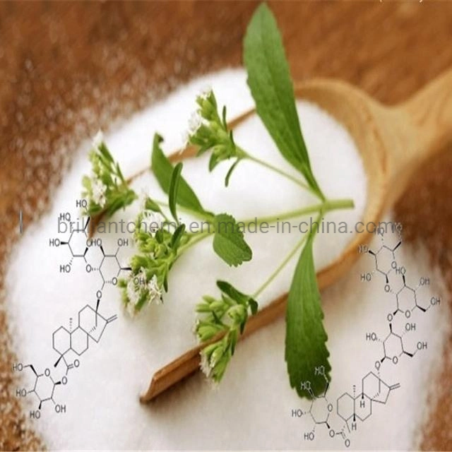 Оптовые цены экстракт листьев Stevia дополнительного сырья чистый порошок Stevia сахара
