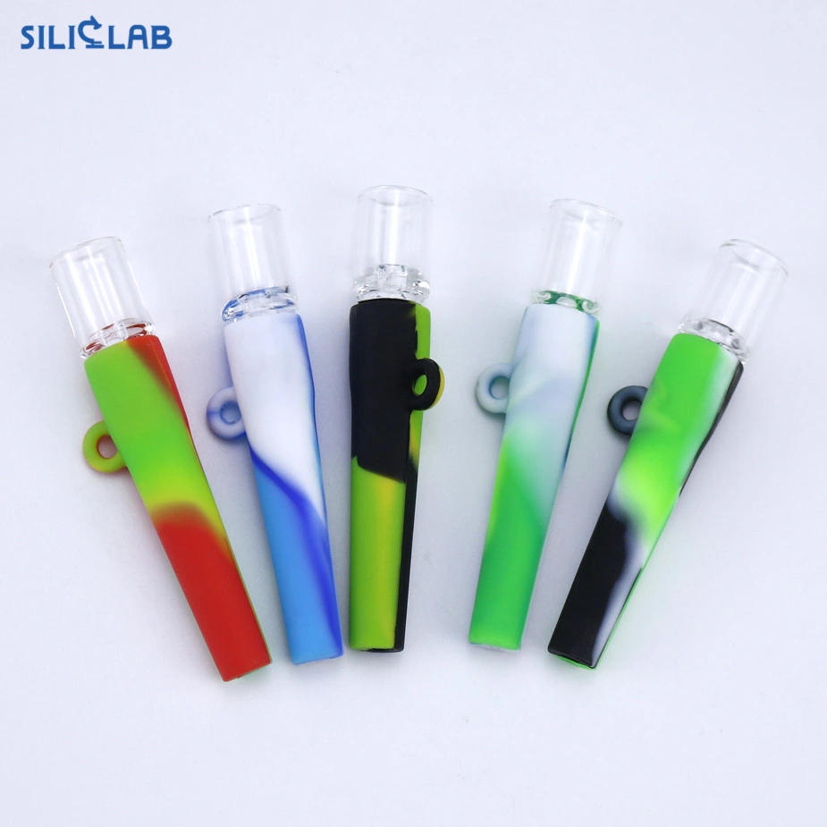 Stoner Pipe en verre portable un frappeur d'huile Rig DAB