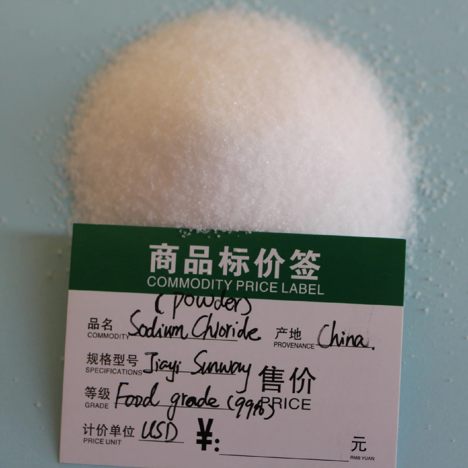 Factory Direct Selling Food Grade 99% White Crystal Powder Sodium Chloride