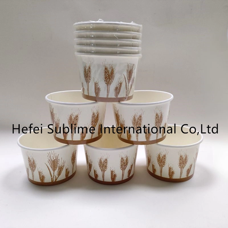 Eco-Friendly Party Tableware Paper Cups Ice-Cream Cups for Fall Harvest