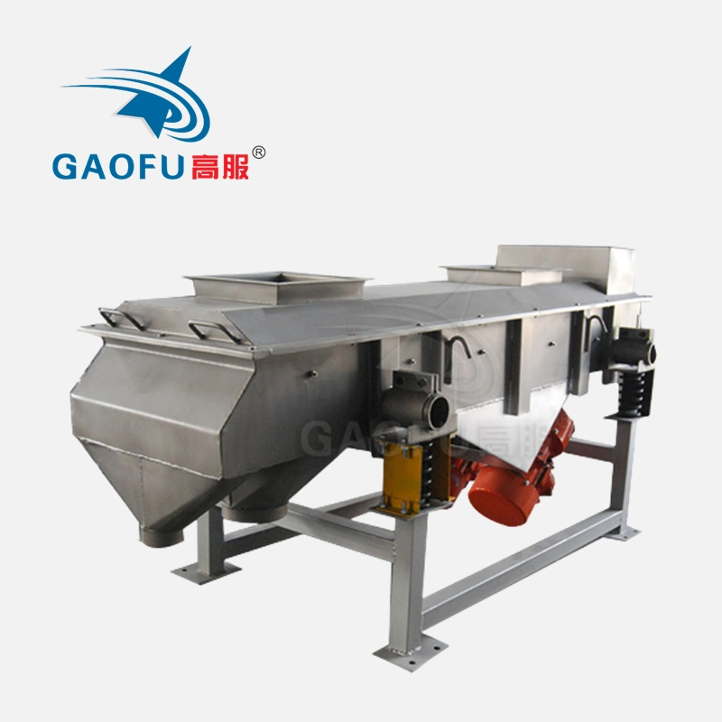 Industrial Stainless Steel Linear Vibrating Screen Vibration Sieve Quartz Sand Screening Machine