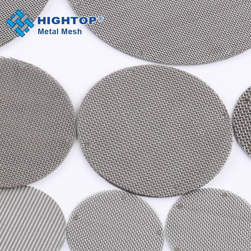 1 3 5 10 20 Micron 304 316 316L Stainless Steel Wire Mesh Sintered Filter Disc