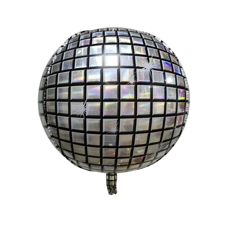 Nouveau ballon décoratif boule disco couleur laser de 22 pouces
