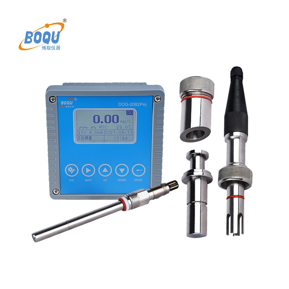 Boqu Dog-2082PRO with Hygienic Do Electrode for Fermentation Application Online Dissolved Oxygen Meter