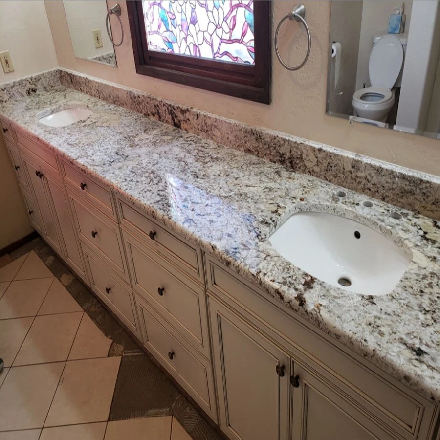 Kitchen Countertop with Sink Marble Wall Tile Flooring Tile Marble Tile Stone Building Material S1