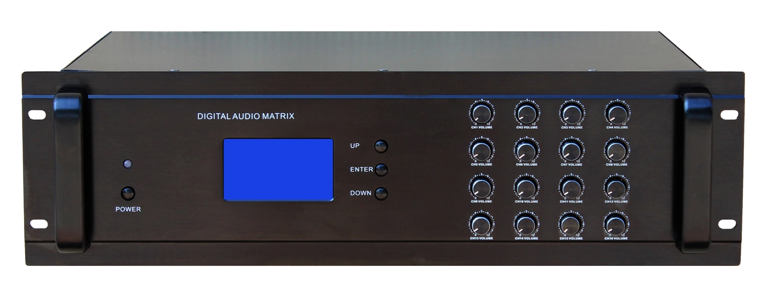 Public Address System Intelligent 16 Channel Audio Matrix Controller