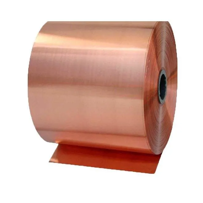 Alta calidad 99,99% C11000 Cobre Coil C17200 Cobre Coil Lámina para electrónica