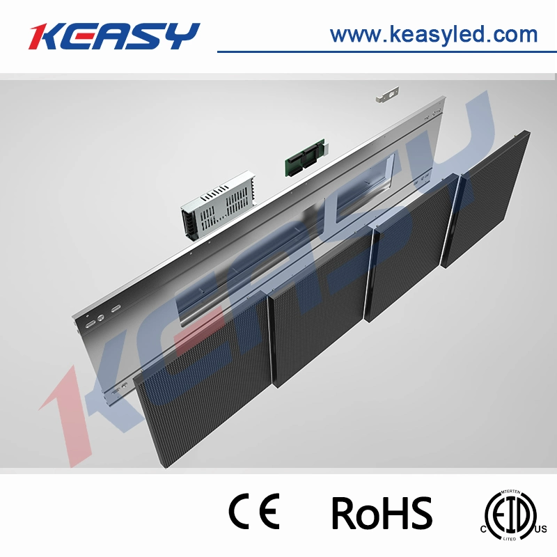 Slim Magnetic Front Service Fixed Installation LED Display