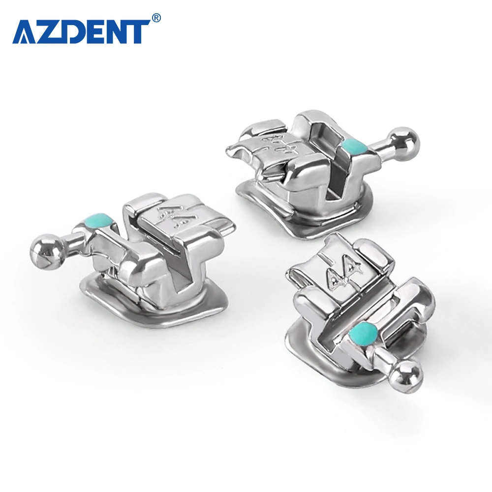 Azdent Dental Material Roth. 022 with 3-4-5 Hooks Metal Self Ligating Brackets