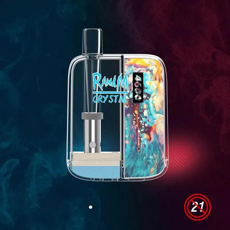 Randm Crystal 4600 de moda desechable VAPE 4600 Puffs E Cigarette Micro USB recargable VAPE