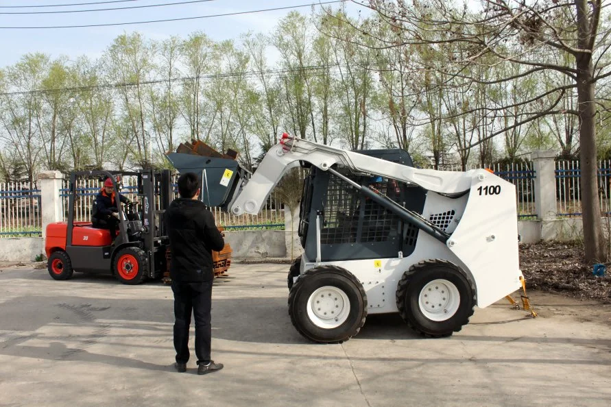 Skid Loader Skid-Steer Loader Ssl Skidsteer Skid Steer Loader with 4 in 1 Bucket for Skid Steer Loader