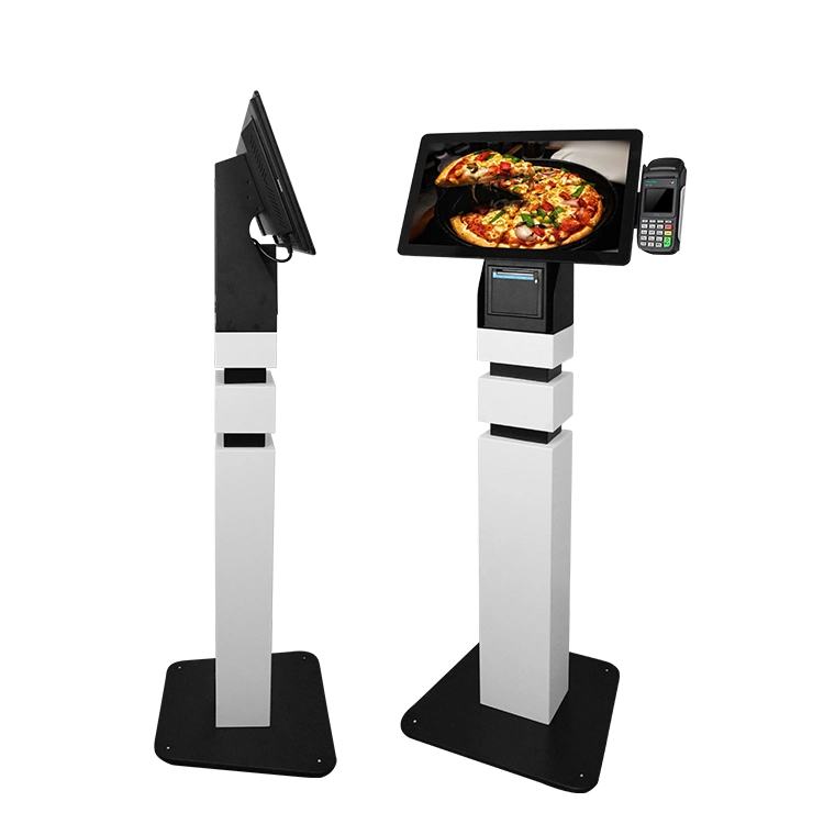 Slim Design Self Service Ordering Kiosk for Fastfood Restaurant