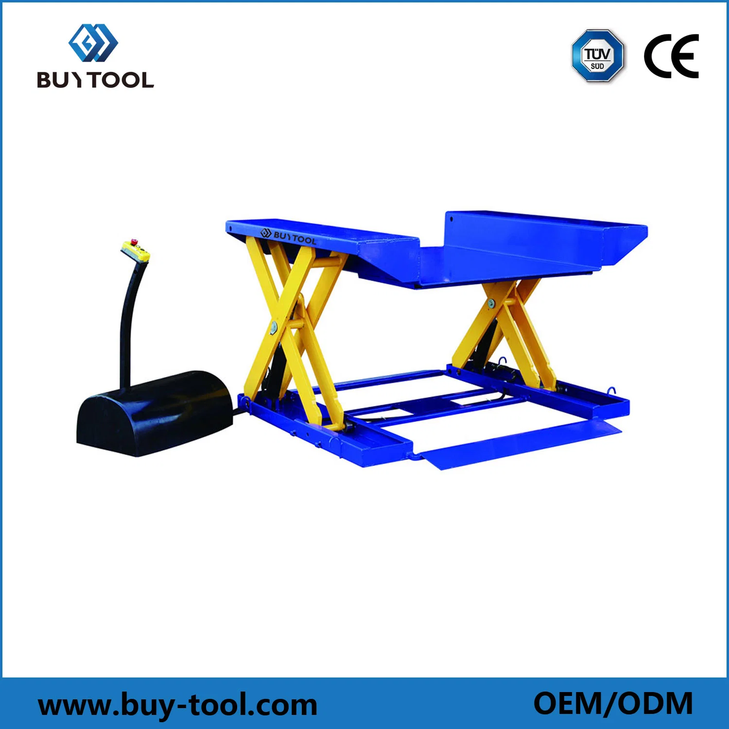 Buytool Super Low Profile Hydraulic Scissor Lift/ Lifting Tables