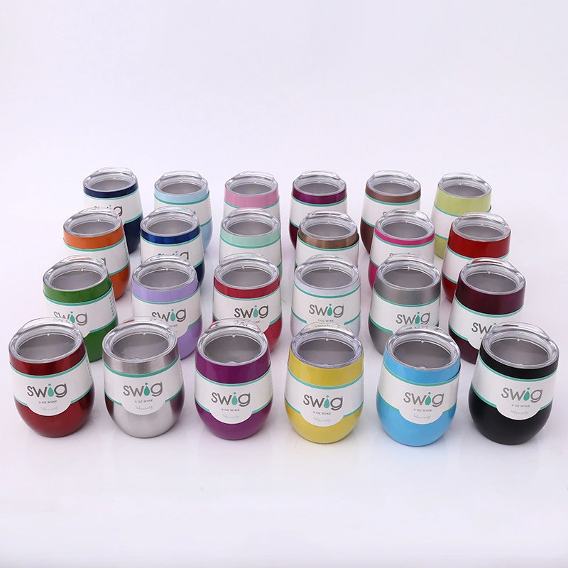 Party Promotion Swig Cup Wholesale/Supplier Good Quality Double Wall Coffee Swig Cup Swig Wine Cup Swig Tumbler