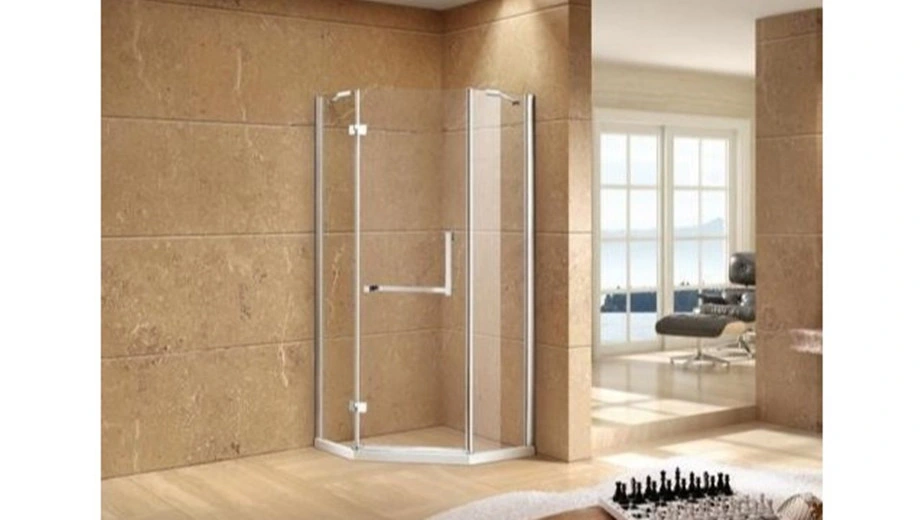 Shower Bathroom Diamond Sharpe Three Tempered Glass