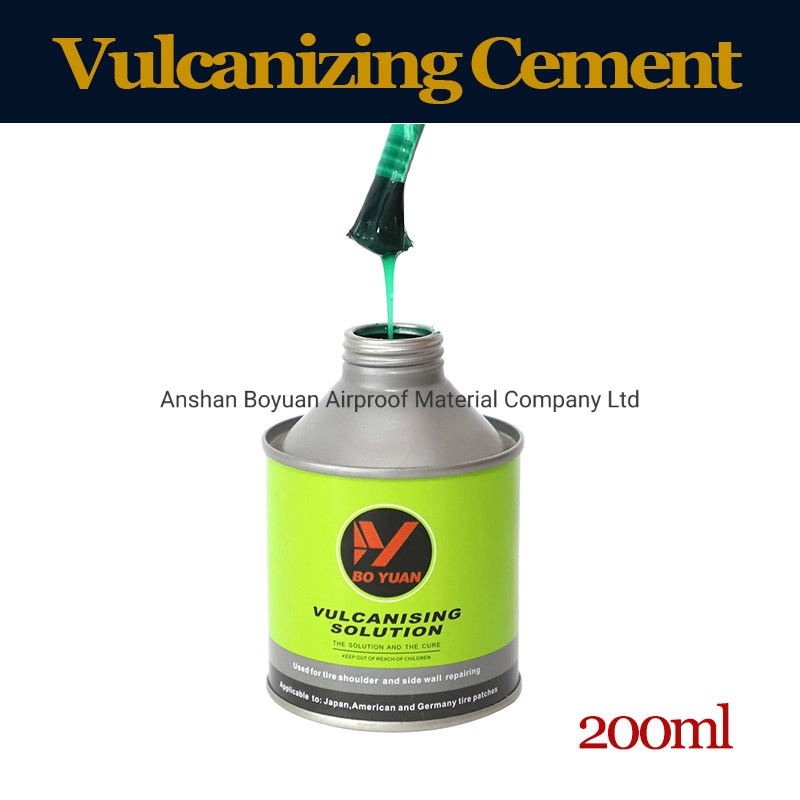 Vulcanización en frío cemento de caucho caliente de Venta al por mayor contacto con la cola de reparación de neumáticos