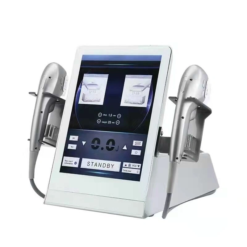 Newest Two Handles Controls Korea Former7d Hifu Anti Wrinkle Face Lifting Skin Tightenin Focused Ultrasound New Arrival 7D Hifu Ultramage Machine