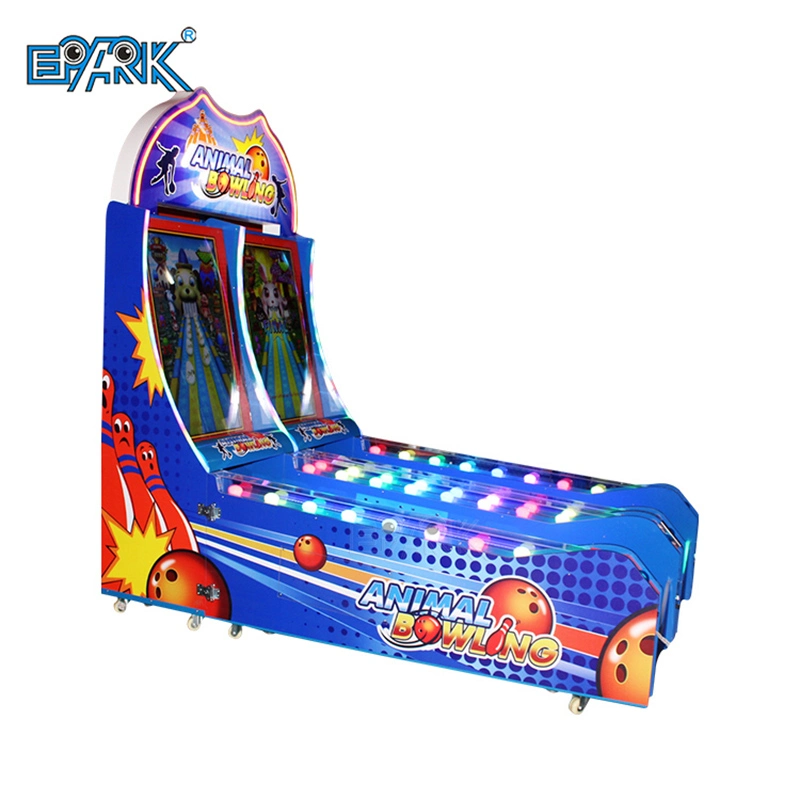 Animal Deportes máquina de juego Doble jugador Bowling Animal Arcade Simulador Juego