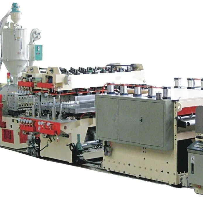 PP/PE/PC Hollow Profile Sheet Extrusion Machnie Single Layer