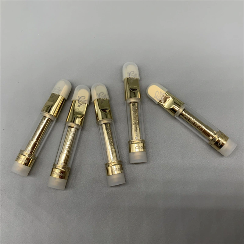 Haute qualité/performance à coût élevé en métal doré Cali Plug Cartridge-Silicon bas la vente en gros appareil d'atomiseur 0.8ml / 1.0ml Vape vide jetables