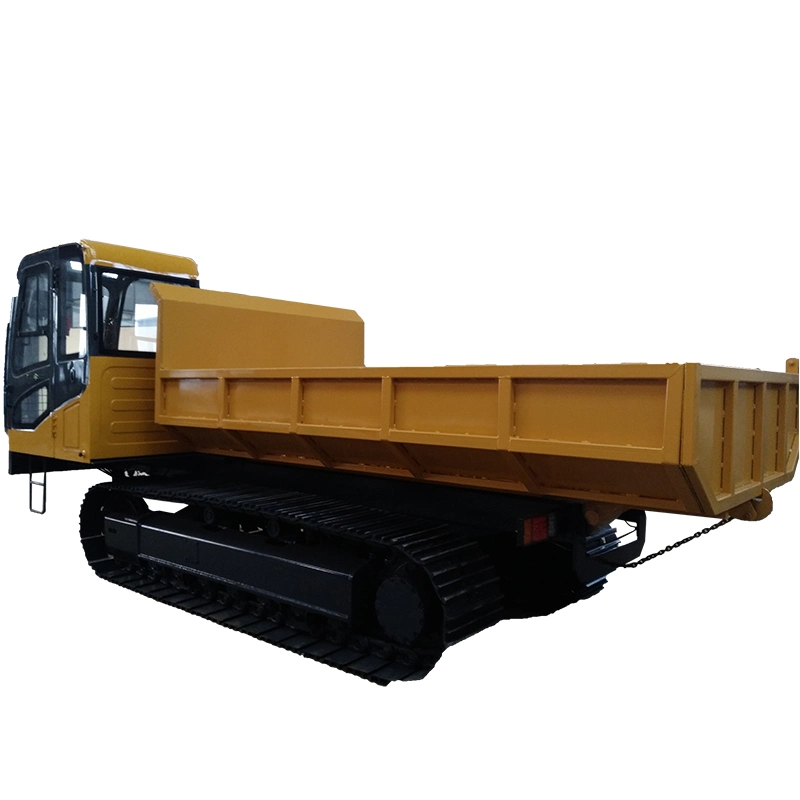 Diesel Tracked Dumper Loader Multifunctional Forklift Truck Excavator Dumper Vehicle