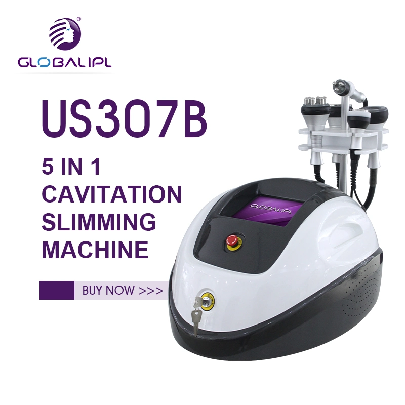 La cavitación RF + cuerpo de la máquina de adelgazamiento adelgazamiento con ultrasonido portátil 3 en 1 Dispositivo