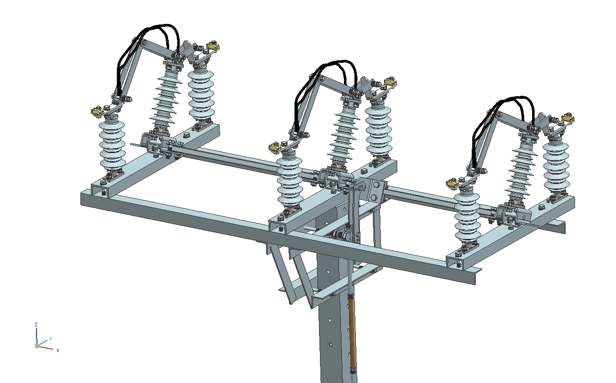 High -Voltage Isolate Switch 10kv 1000A